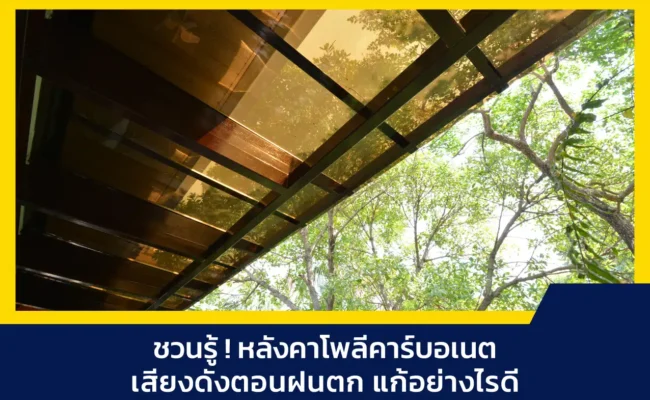 หลังคาโพลีคาร์บอเนต