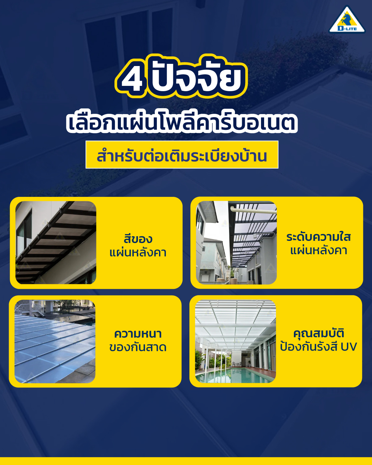 แผ่นโพลีคาร์บอเนต